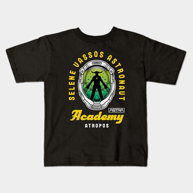 Selene Vassos Academy Kids T-Shirt by Lagelantee